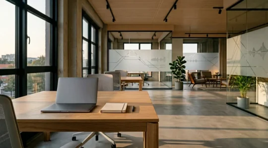 Environnement de travail moderne illustrant la centralisation des outils SaaS en entreprise
