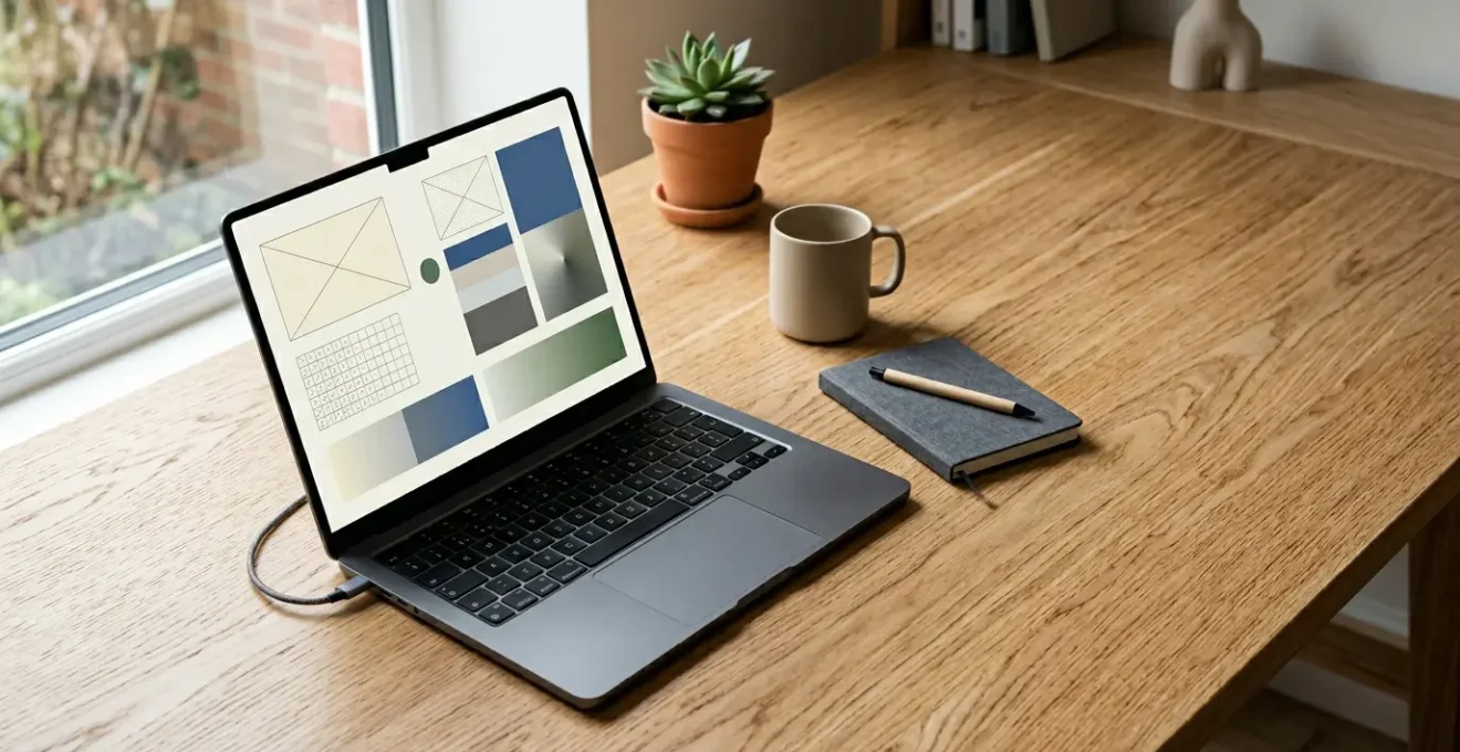 Interface web minimaliste représentant un parcours utilisateur fluide sans obstacles sur un site e-commerce moderne