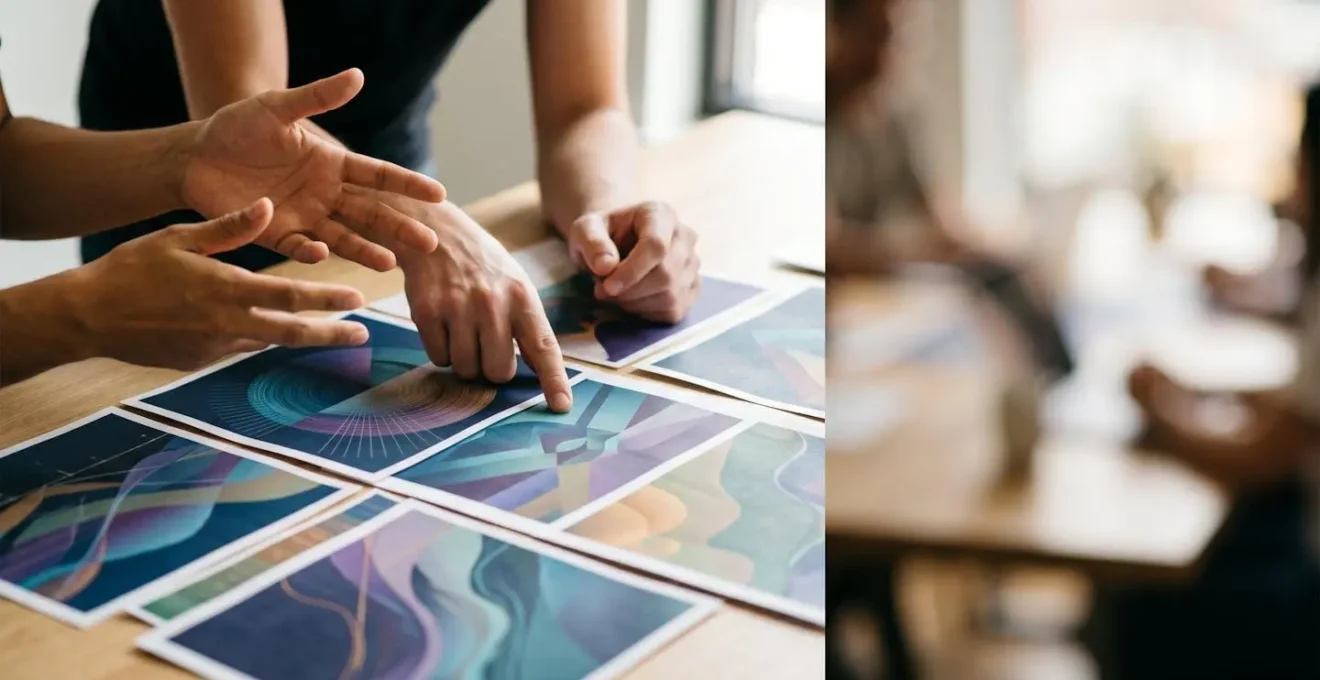 Représentation métaphorique du storytelling avec des données transformées en récit visuel compréhensible